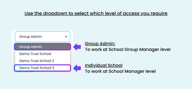 Access dropdown graphic - general